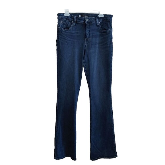 Kut From The Kloth Fab Ab Bootcut Natalie Blue Jeans Size 12 Denim Cotton Blend - Picture 1 of 4